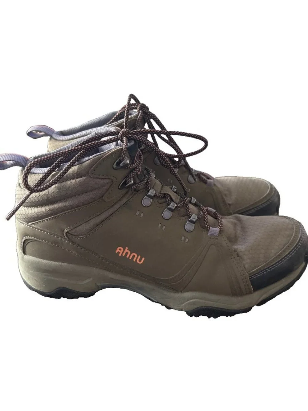 Ahnu F3016F Brown Hiking Waterproof Vibram Hiking Women’s Sz.9-Great Shape!
